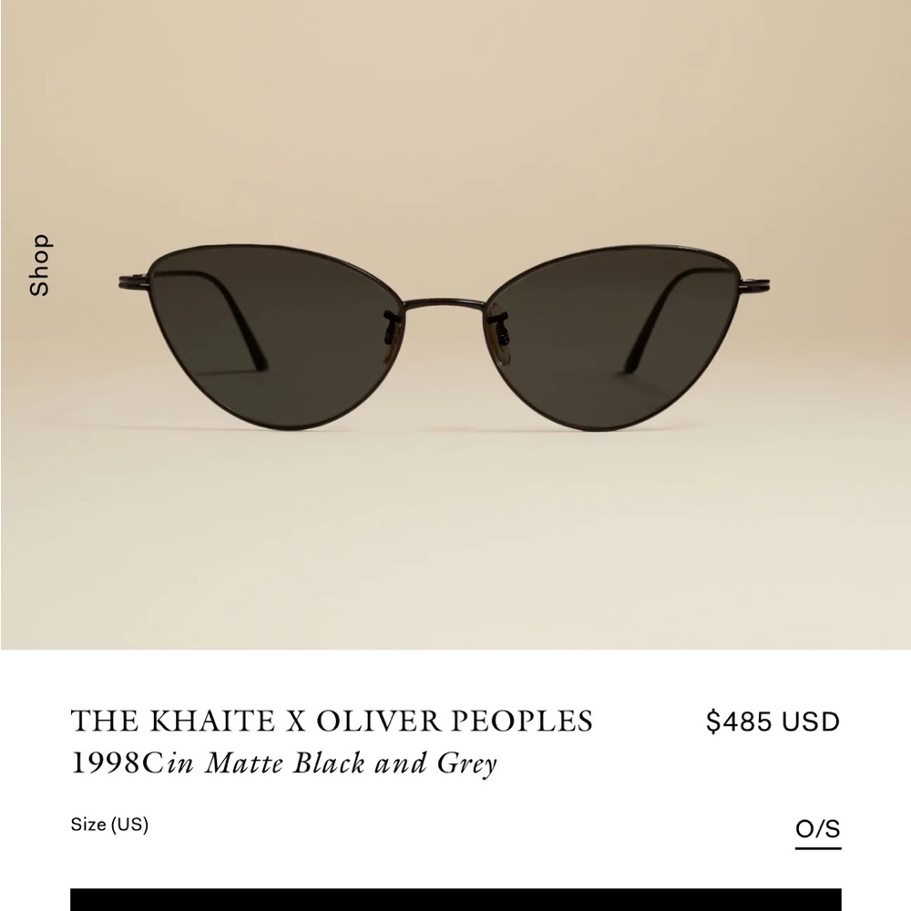 Khaite Oliver peoples sunglasses black
